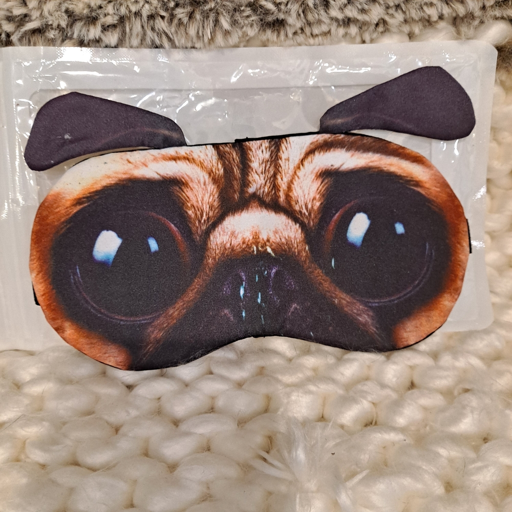Pug Design Sleep Mask